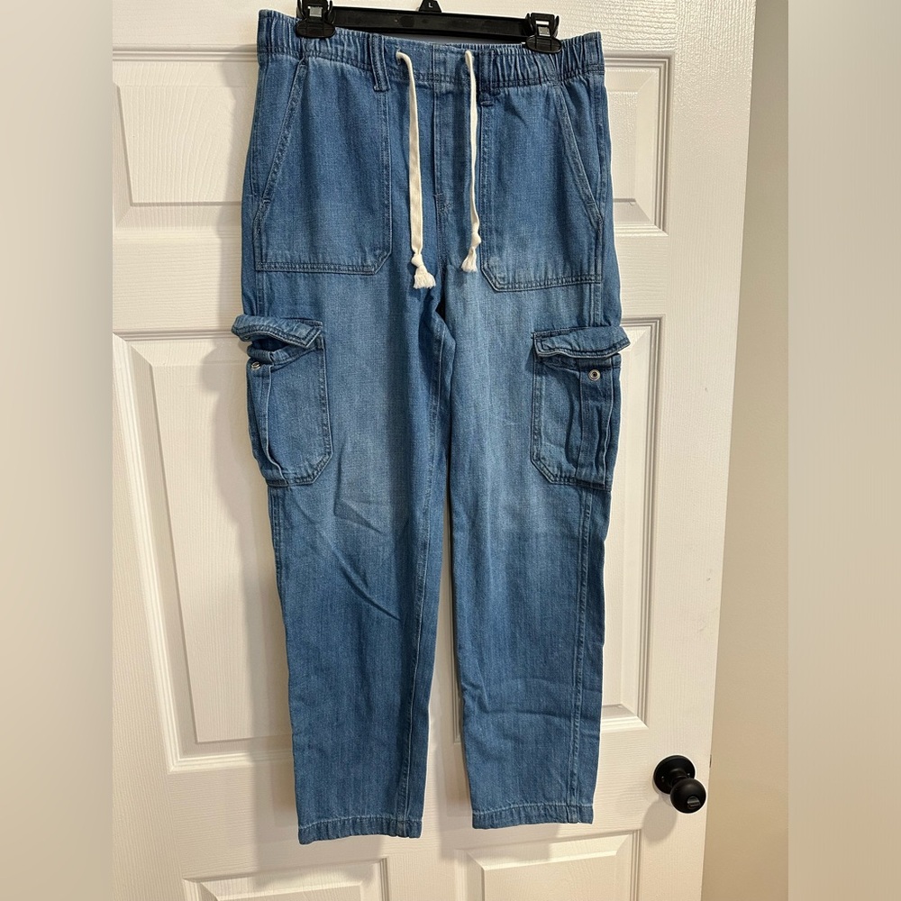 GAP Denim Easy Cargo Joggers